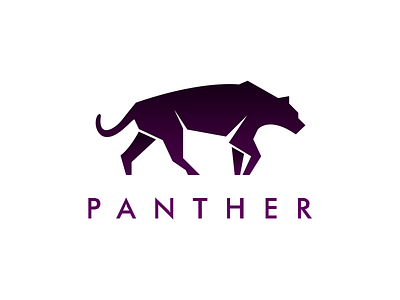 Panther animals art brand design identity logo panter