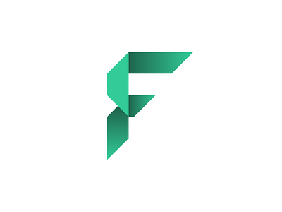 F art brand coreldraw design letter logo minimalist vector