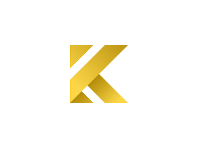 K art brand coreldraw design letter logo minimalist vector