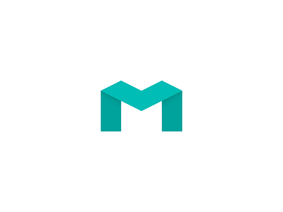 M art brand coreldraw design letter logo minimalist vector