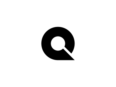 Q art brand coreldraw design letter logo minimalist vector