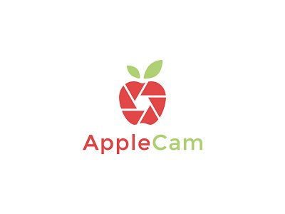 Apple Cam Logo apple cam camera for sale fruit logo red shutter