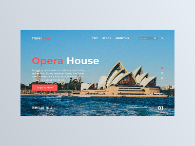 TravelMore Landing Page design landing page ui web design