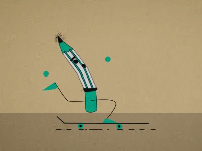 skate after effects animation gif animated illustration
