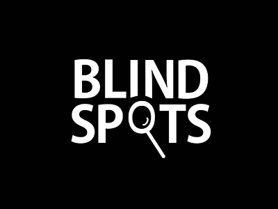 Logo Project blindspots bold branding creative illustrator logo logo design logonew logos logotype maker type