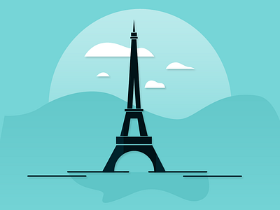 A | 36daysoftype 36daysa 36daysoftype05 a creative design eifeltower illustration illustrator lettering typography vector