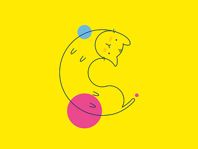 C | Cat by Susmita Nandi on Dribbble