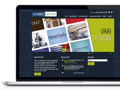 VariDirect Website web design website