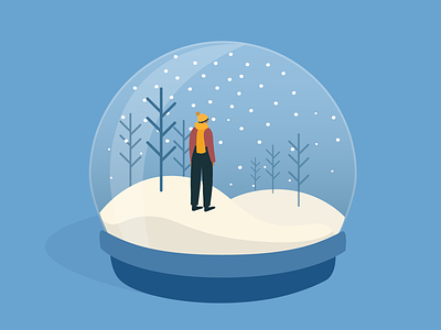 Are Winter and Depression Linked Together? adobe illustrator character depression design flat flat illustration illustration illustration design illustrator magazine illustration mental health people snow snow flake vector vector illustration winter