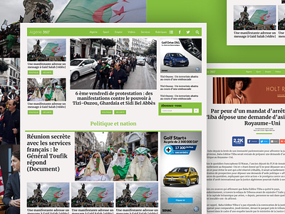 Algerie360.com redesign design ui ux website