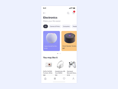 E-Commerce | Mobile App | Animated UI after effects catalog e commerce ios mobile ui motion ui ux