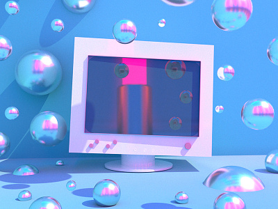 The Deep End 3d computer graphic design surrealism