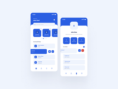 Wishlist Mobile UI Design colorful control panel dark design inspiration logo mobile mobile app mobile app design mobile design mockup modern panel ui ui design uidesign ux ux design uxdesign web design