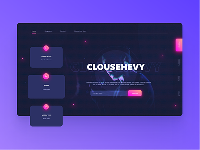 Clousehevy Web Design Mockup