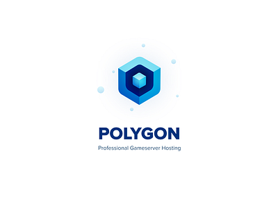 Polygon Hosting Logo Design