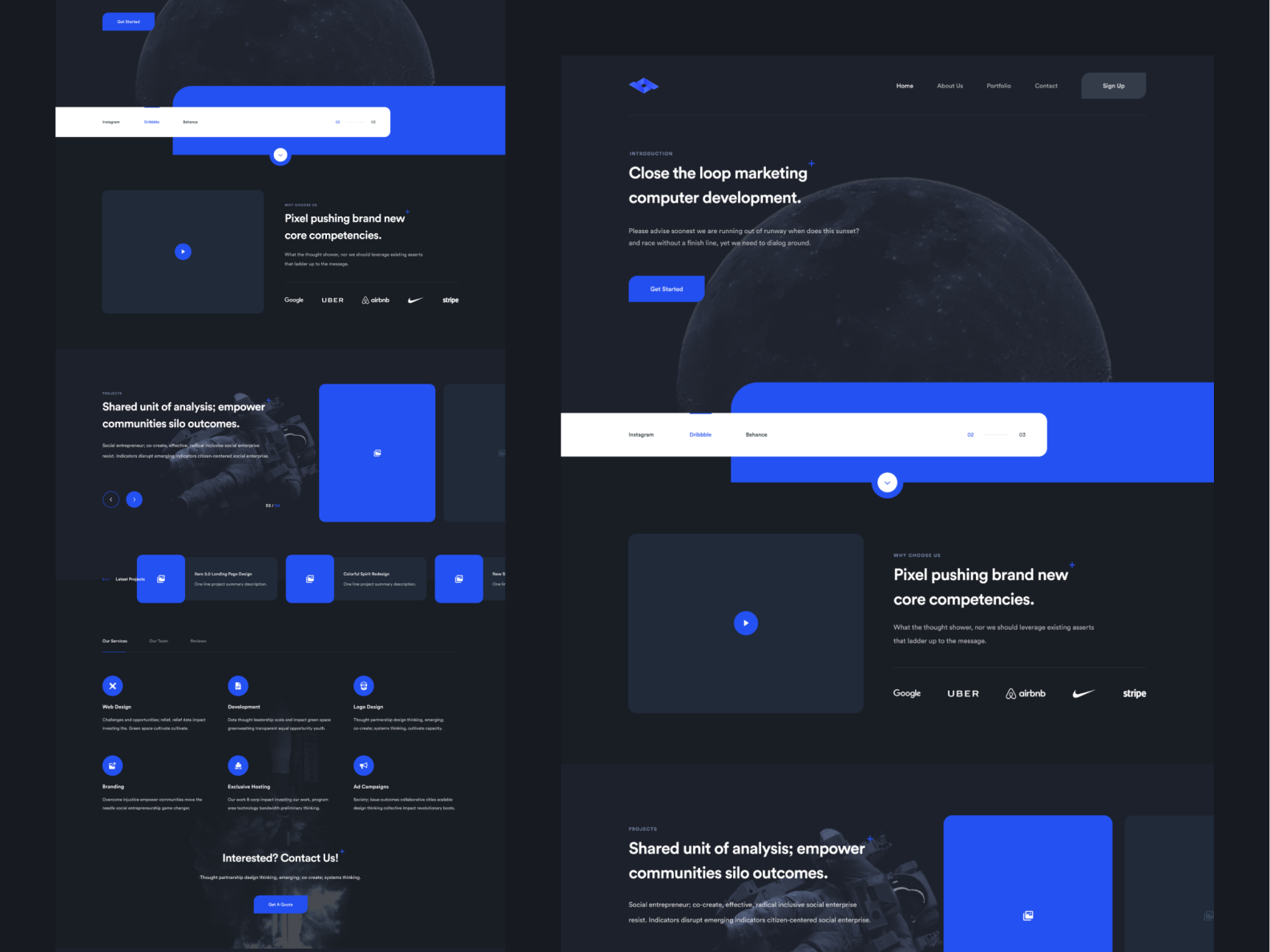 Xero Homepage Web Design by Wes J Ryan on Dribbble
