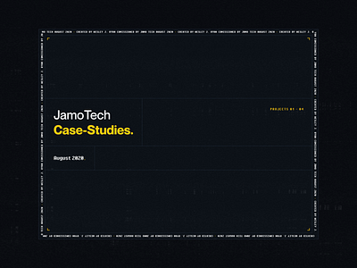 JamoTech Miniature Case-Studies art branding case study colorful control panel creative dark grunge inspiration minecraft mockup modern ui design ux design web design