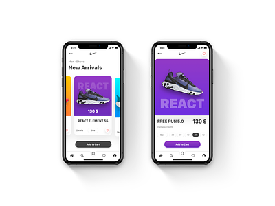 Nike App Ui Concept app design apple iphone nike ui uiux ux