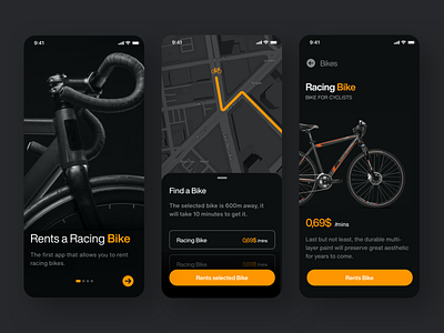 Bike Rent App - UI Design