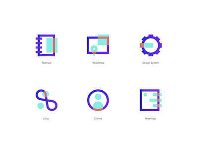 Icons badge brand branding design flat icon iconography illustration shapes stroke tech ui vector