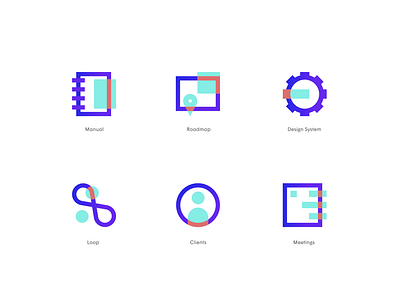 Icons badge brand branding design flat icon iconography illustration shapes stroke tech ui vector