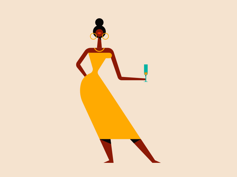 dressy lady