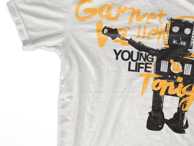 Garnettvally robot tshirt