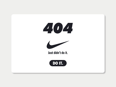 404 Nike Page