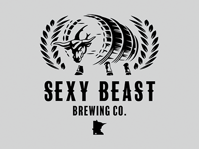 Sexy Beast Brewing Co. adobe beer branding branding graphic design illustration logo design
