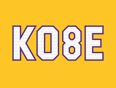 Ko8e graphic design illustration kobe bryant