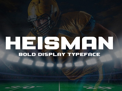 Heisman - Sports Display Typeface
