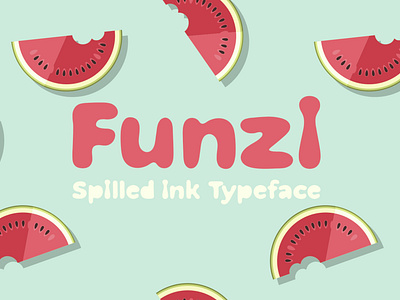 Funzi – Spilled Ink Typeface