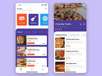 Food Delivery App UI Concept app app design food app design food app ui food delivery app mobile app design mobile design mobile ui ui ux design ui design ui ux uiux design ux design