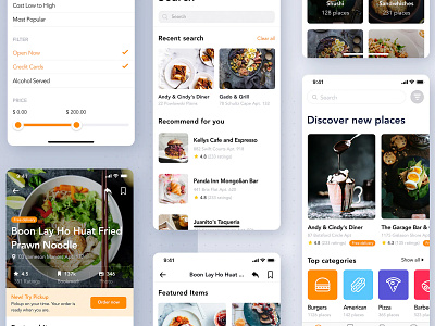 Food Delivery App UI Kit app app design food app food delivery app food delivery application mobile app design mobile design mobile ui ui ux design ui design ui ux uiux design ux design