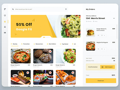 Food Delivery Dashboard dashboard design dashboard ui food delivery ui ux design ui design ui ux uiux design ux design website design