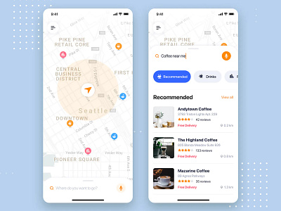 Food Delivery Mobile App UI app design design mobile app design mobile design mobile ui ui ux design ui design ui ux uiux design ux design