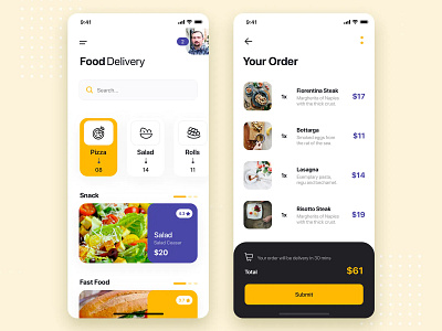 Food Delivery Mobile App UI1 app app design design food delivery app mobile app design mobile design mobile ui ui ux design ui design ui ux uiux design ux design