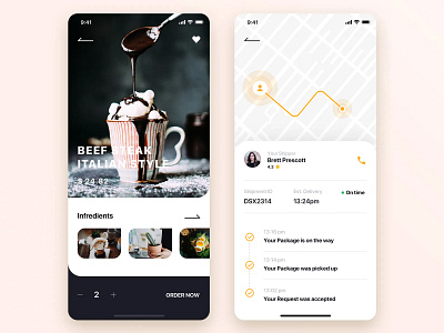 Food Ordering Mobile App UI app app design design food app food delivery mobile app mobile app design mobile design ui ux design ui design ui ux uiux design ux design