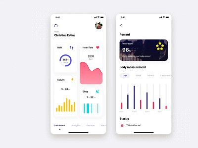 Fitness Mobile App app app design mobile app design mobile design mobile ui ui ux design ui design ui ux uiux design ux design