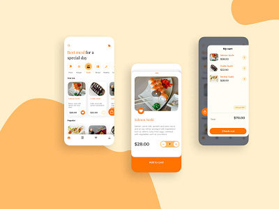 Food And Delivery UI Mobile app app design mobile app design mobile design mobile ui mobile ui design ui ux design ui design ui ux uiux design ux design