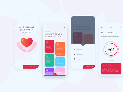 Health Home Basic UI app app design mobile app design mobile design mobile ui mobile ui design mobile uiux ui ux design ui design ui ux uiux design ux design