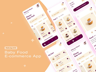 Baby Food E-Commerce Mobile App