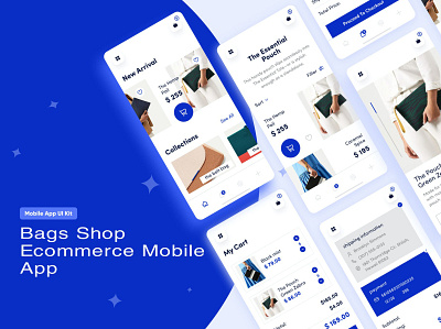 Bags Shop Ecommerce Mobile App app design design mobile app design ui ux design ui design ui ux uiux design ux design