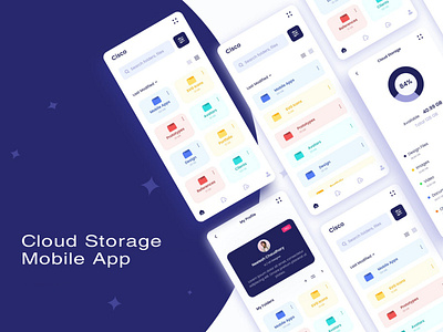 Cloud Storage App Concept