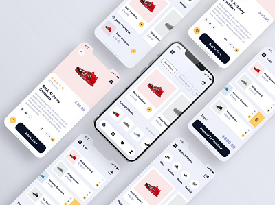 Shoes Fashion E-commerce App UI app design design mobile app design ui ux design ui design ui ux uiux design ux design