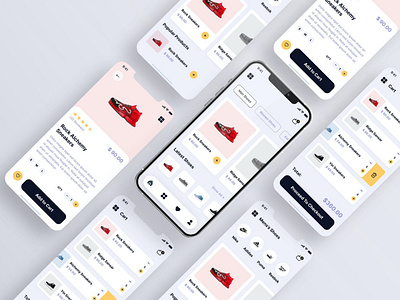 Shoes Fashion E-commerce App UI