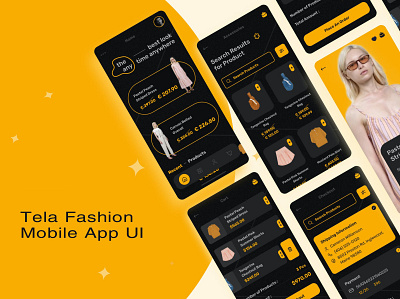 Fashion Ecommerce Mobile App UI app design design mobile app design ui ux design ui design ui ux uiux design ux design