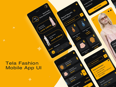 Fashion Ecommerce Mobile App UI