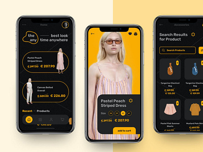 Fashion Ecommerce Mobile App UI