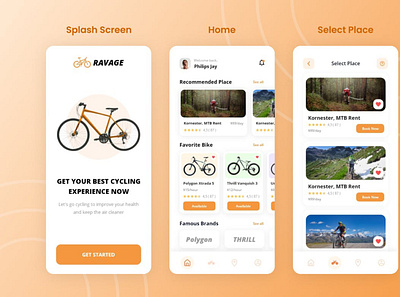 Bike Shop & Rental Mobile App UI app design design mobile app design ui ux design ui design ui ux uiux design ux design